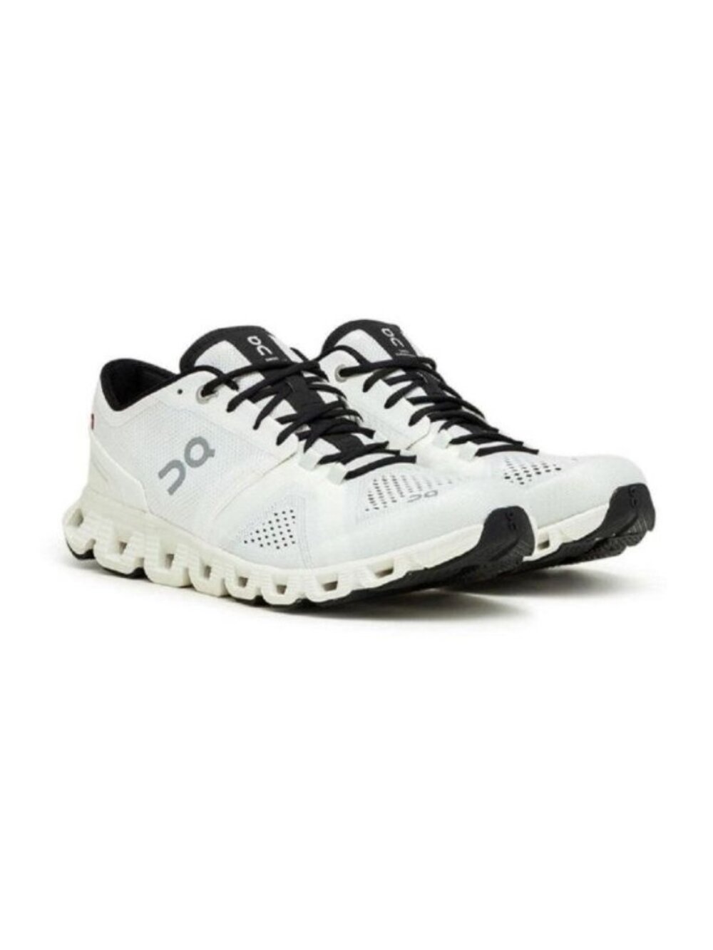 On Cloud X Womens Running Shoes White/Black Size 9.5 US Lightweight Swiss Design